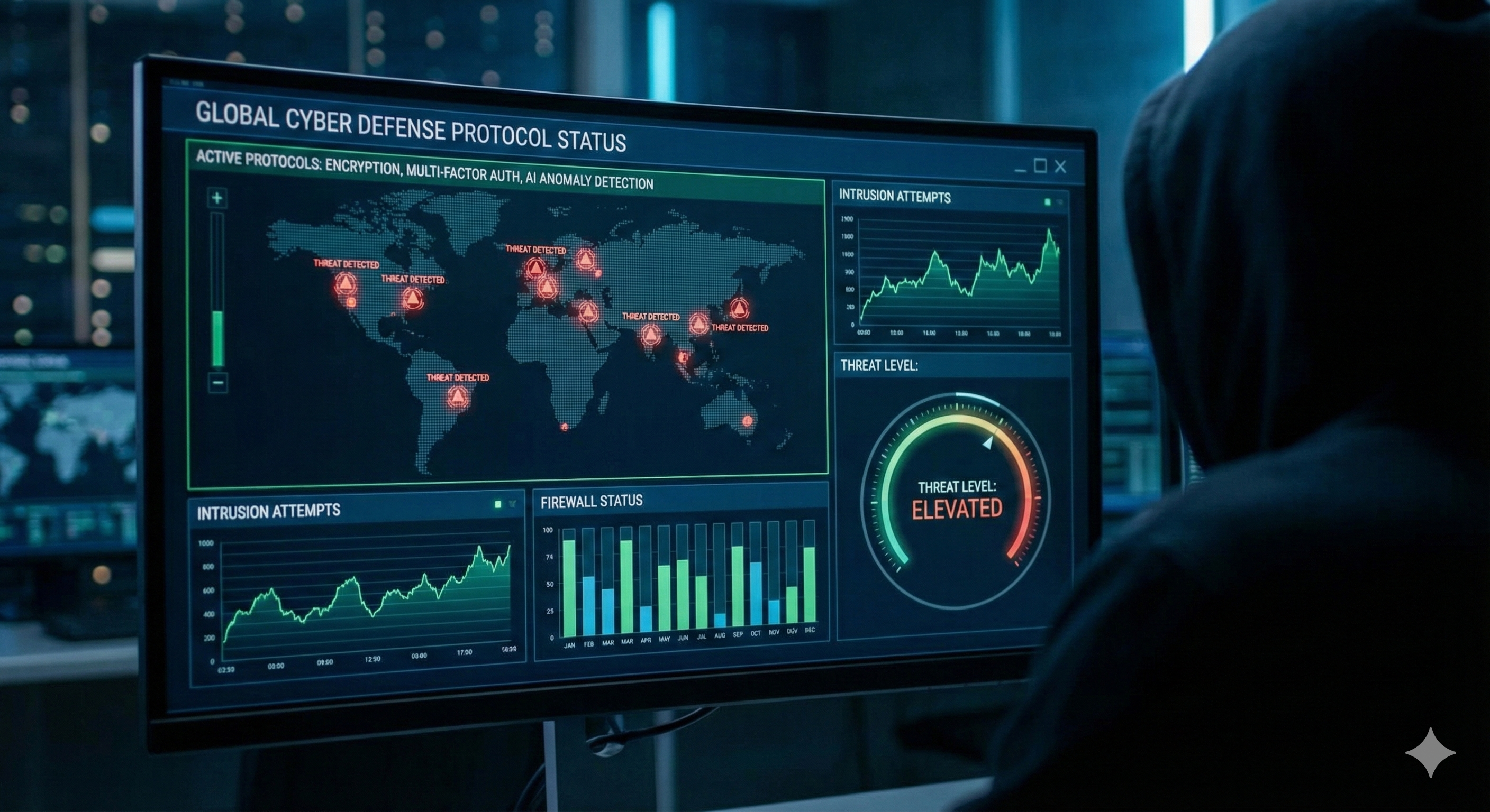 Cyber security protocol dashboard